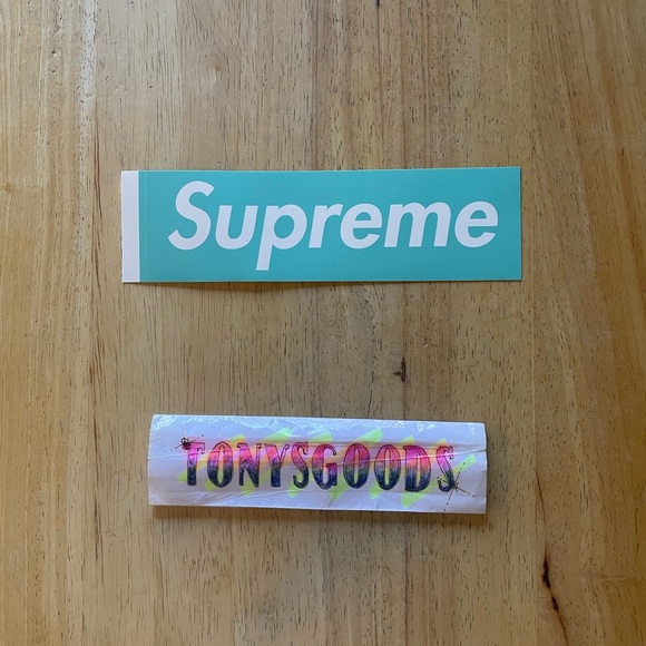Supreme | Other | Supreme Tiffany Box Logo Sticker | Poshmark